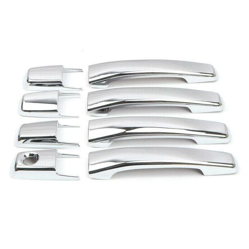 Chrome 12PCS Door Handle Bowl Cover Trim for Mitsubishi Montero Pajero 2009-2021