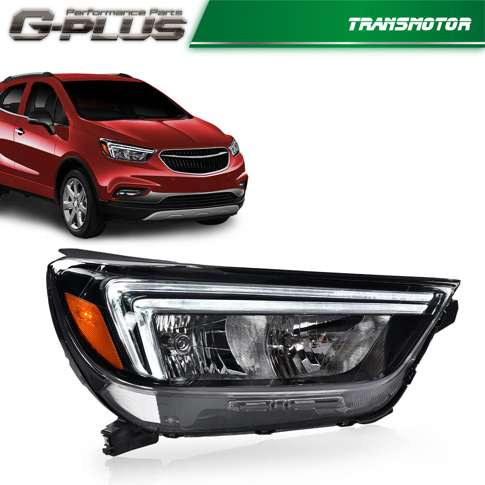 Suitable for 17-22 for Buick Encore halogen LED DRL headlight assembly, passenger side.