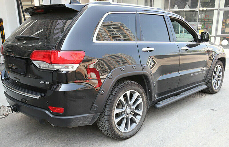 6X for Jeep Grand Cherokee 2011-21 Black Fender Flares Wheel Arche Wide body Kit