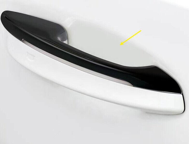 for Cadillac CT5 CT5-V 2020-2023 Glossy Black Door Handle Cover Trim W/Light 4pc