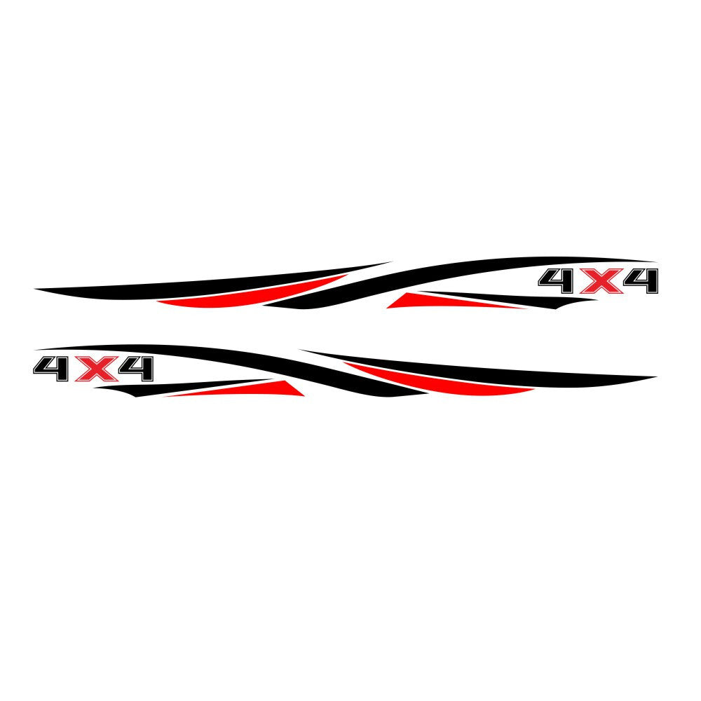 Car Side Stripe Body Sticker Decals Graphics Vinyl 2pcs Fit for ford F150 F350