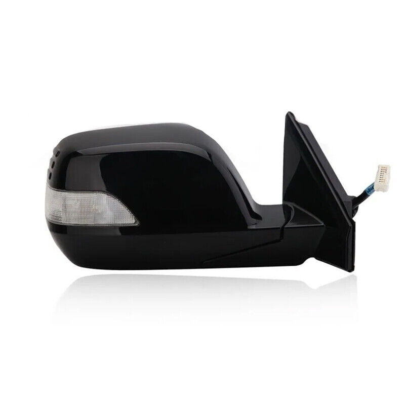 for HONDA CRV 2007-2011 Left Black Door Side Mirror W/ Signal Light Heated 9PIN