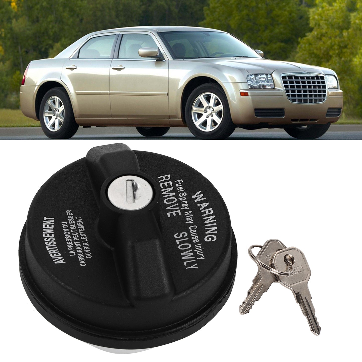 Hot Car Fuel Tank Cap Lid W/Key 5278655AB Part For