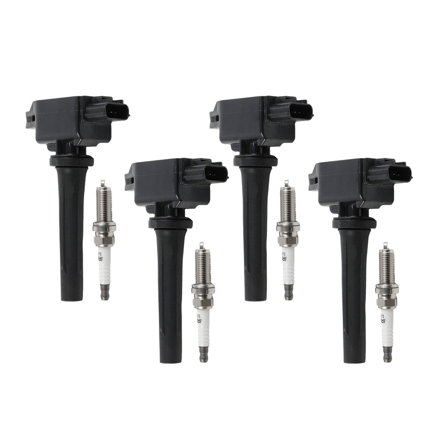 4pcs UF822 Ignition Coils Spark Plugs for Toyota Yaris iA 1.5L 2017-2018