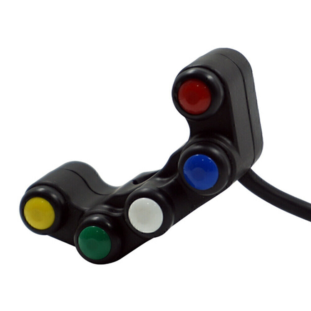 7/8 22mm Universal Handlebar Switch 5 button Array Motorcycle Switches