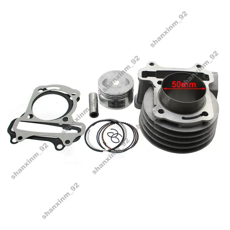 100cc Big Bore 50mm Cylinder Kit For 139QMB GY6 50cc 80cc Moped Scooter Quad ATV