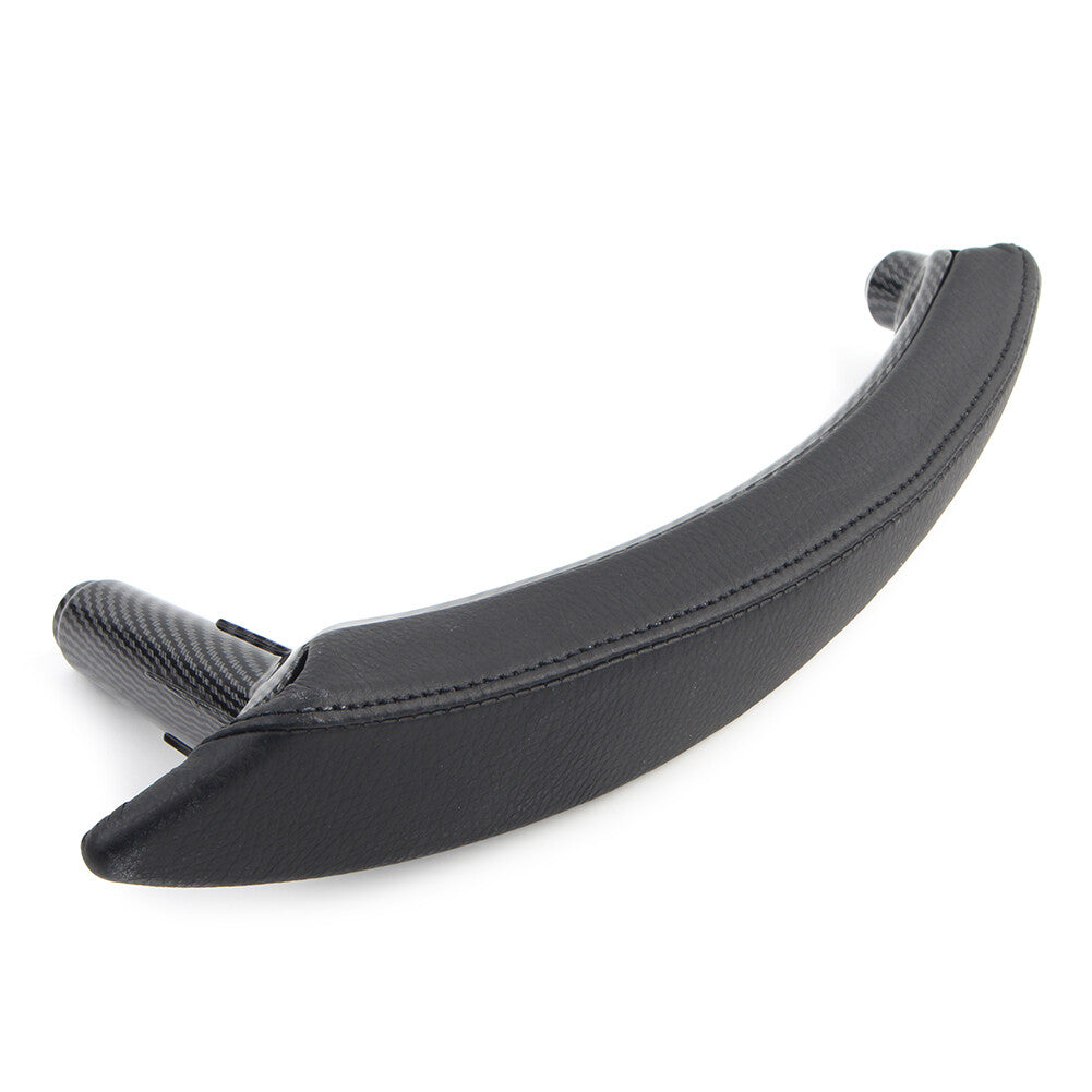Left Side Door Trim Pull Handle Real Leather for BMW X5 E70 2007-2013 X6 E71/E72