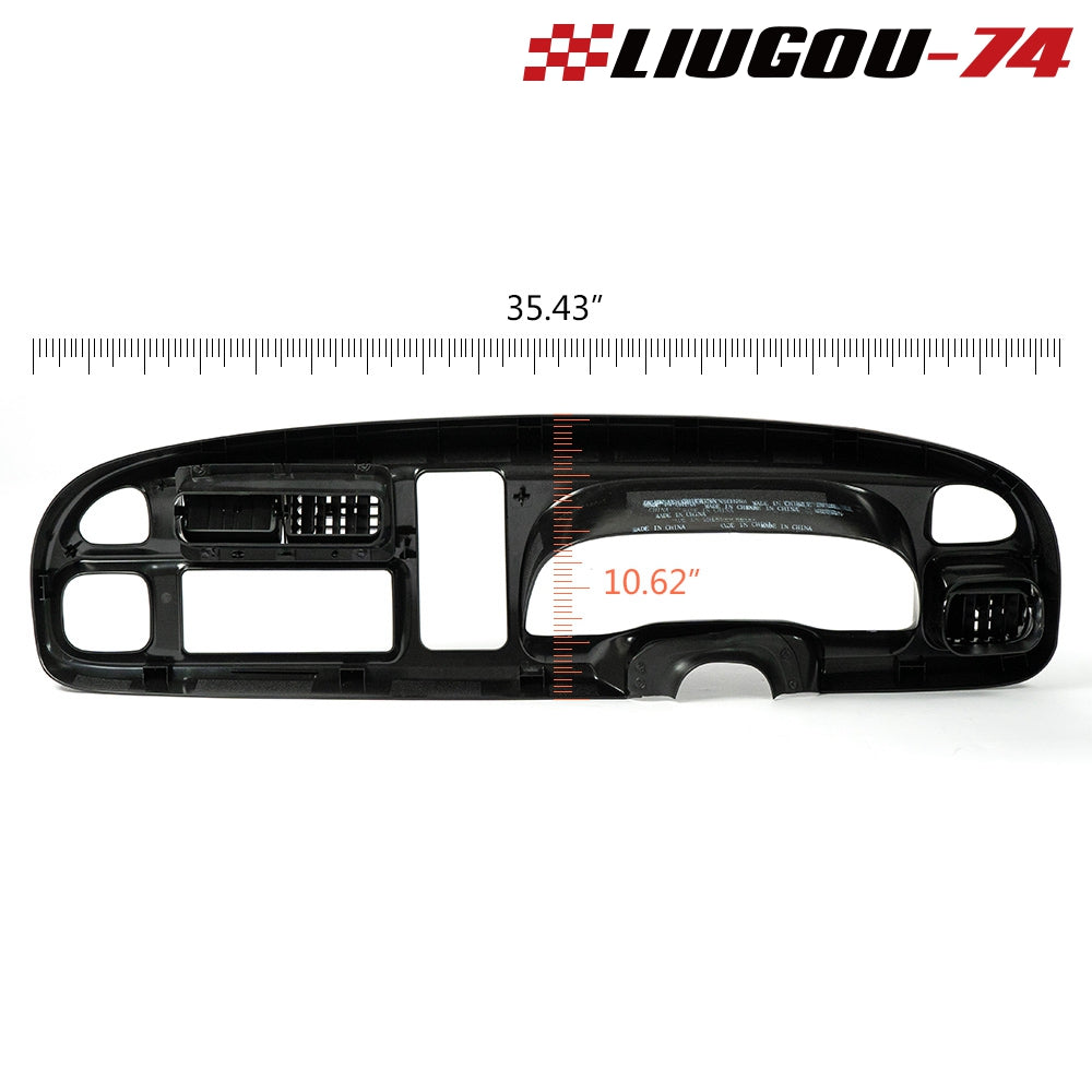 Suitable for 1998-02 for Dodge for Ram 1500-3500 N dashboard bezel cover with vents.