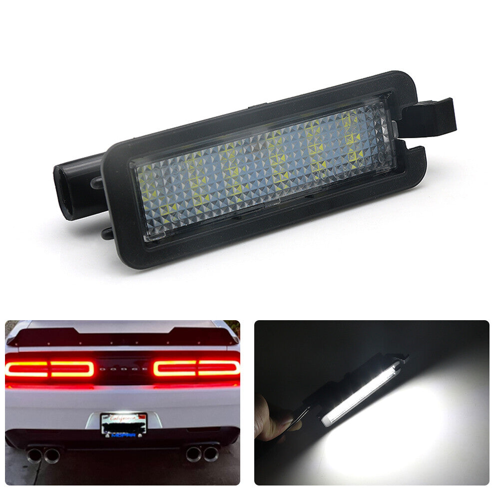 for Jeep Compass 2017-2020 1 Pcs Car LED Number License Plate Light Lamps