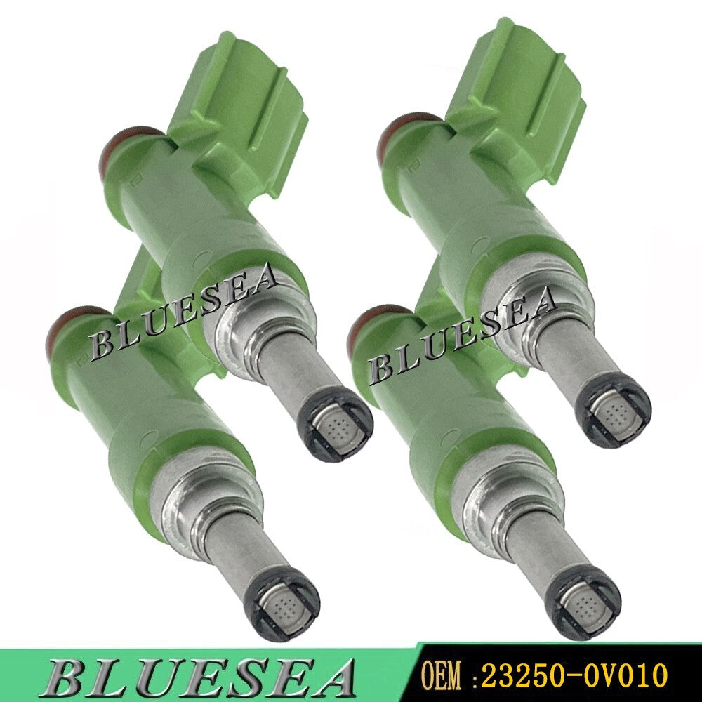 4PCS 23250-0V010 Fuel Injectors For 09-2018 for Toyota for Camry RAV4 for Sienna 2.5L 2.7L