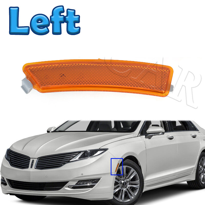 Left front bumper reflector Side Marker light lamp for LINCOLN MKZ 2013-2016