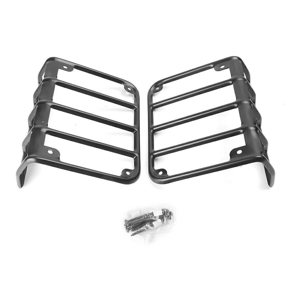 Rear Tail Light Cover Protect for JEEP for WRANGLER JK 2007-2016 Black Pair Car