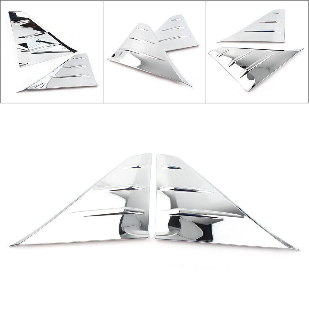 B-Pillar Molding Cover Trim Mirror Chrome ABS Fit for Toyota Alphard 2016-2019 2017
