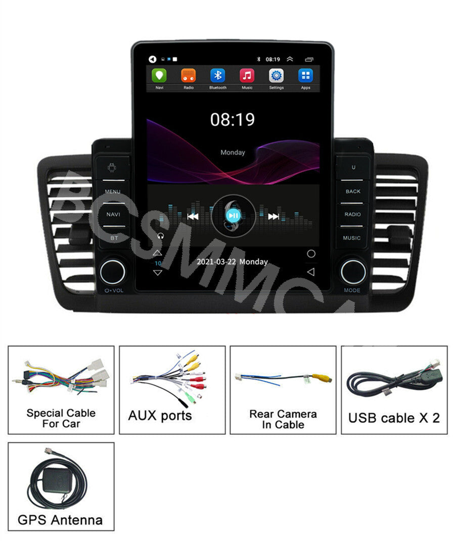 Fit for Subaru Outback 2003-2009 Android Car Stereo Radio GPS WIFI For CarPlay