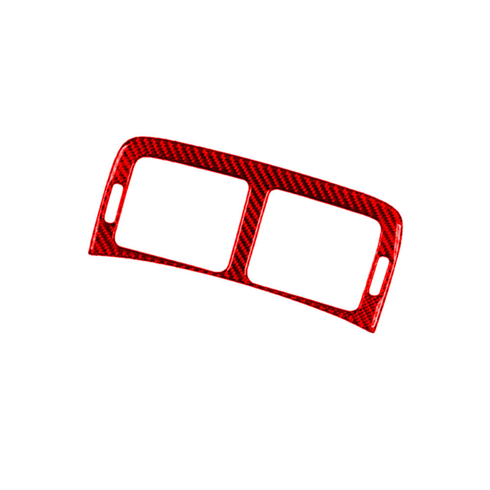 Red carbon fiber central vent outlet for Mercedes-Benz W203 2005-2007