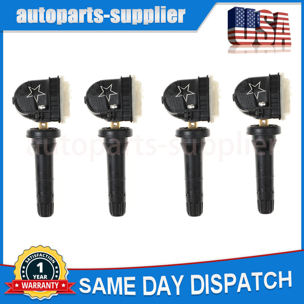 4pcs Tire Pressure Monitor Sensor TPMS 13598772 13598771 for Chevy for GMC for Buick