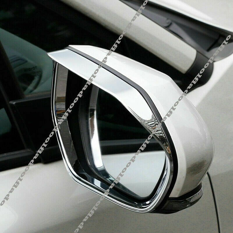 for Toyota for Avalon 2019-2022 Chrome Rearview Mirror Rain Eyebrow Frame Cover Trim