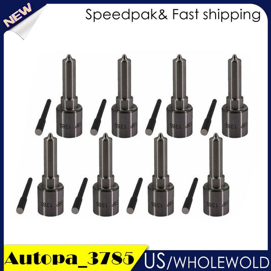 8X Fuel Injector Nozzles DLLA158P1385 for 6.6L for Chevy GM Duramax LLY 2004-2005