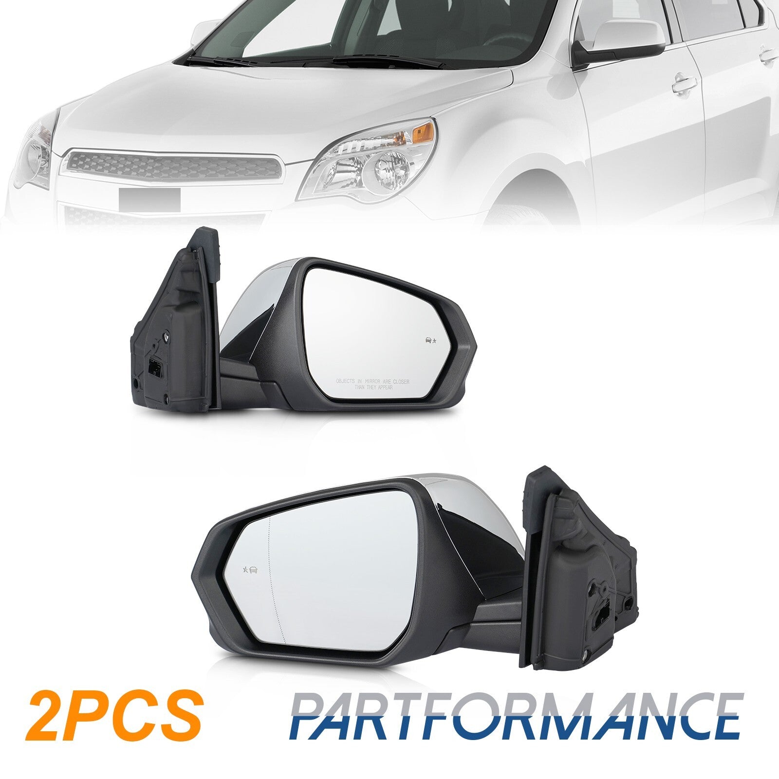 Suitable for 2018-2022 Equinox/Terrain Chromium Mirror Power/Signal/Blind Spot PTM-8 Pins
