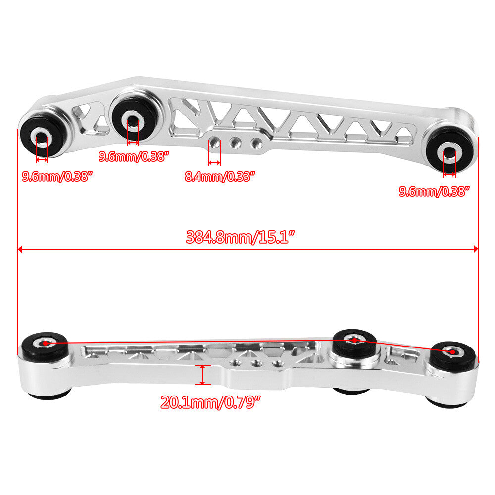Rear Lower Control Arm Subframe Brace Tie Bar For 92-95 for Honda for Civic EG 94-01