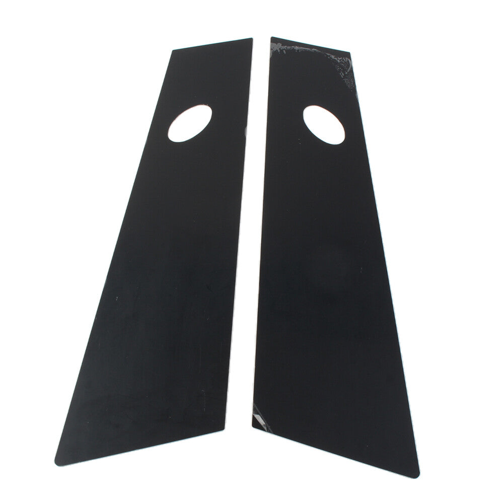 for Tesla Model 3 2017-2022 2x Glossy Black Set Pillar Posts Door Window Trim
