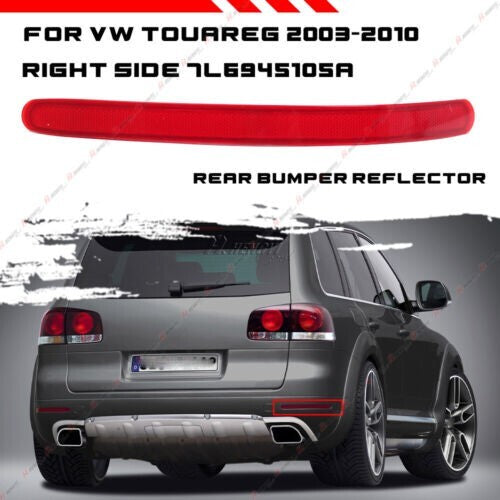 1Z0945105 1Z0945106 Pair Rear Bumper Side Marker Reflector Red Fit for Skoda