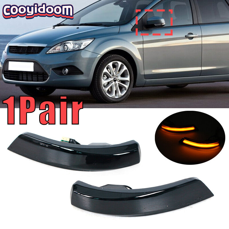 LED turn signal lights and side mirror indicators for Ford Focus MK2 MK3 Mondeo MK4