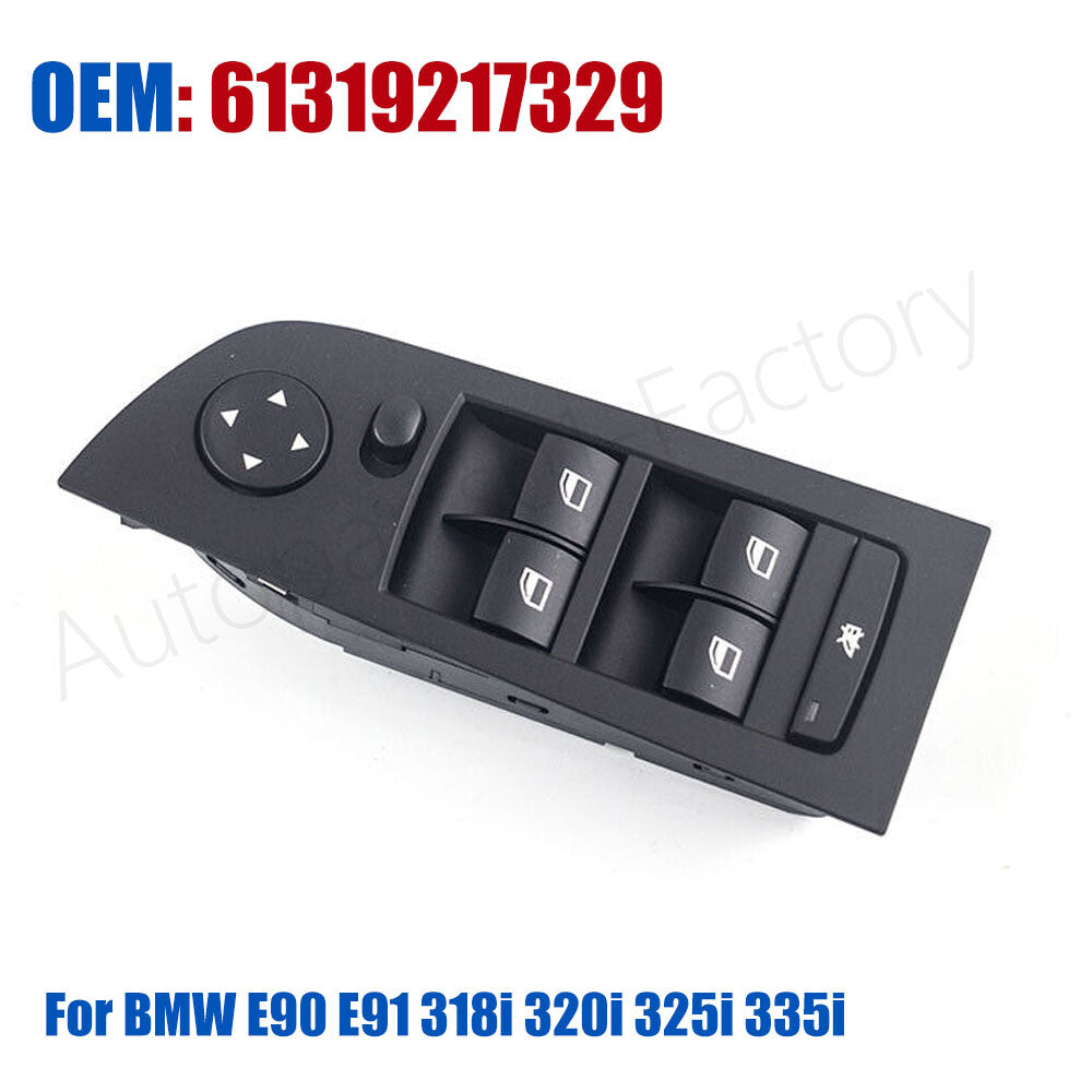 New Master Power Window Switch for BMW E90 E91 318i 320i 325i 335i A61319217329