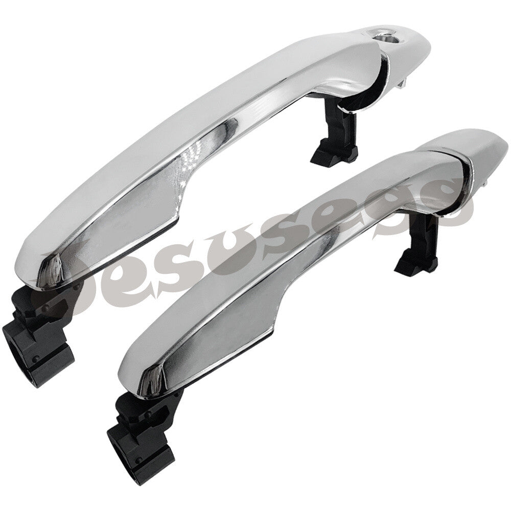 2Pcs Fit For Explorer Edge Exterior Outside Door Handle Chrome RightLeft