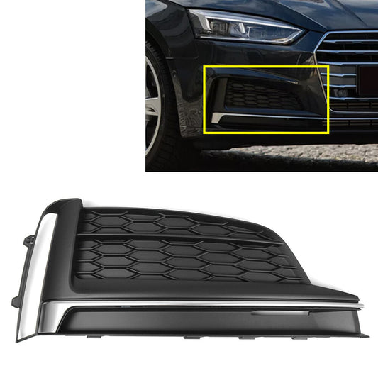 Front Bumper Fog Light Lamp Grill Bezel Cover for Audi for A5 S5 2017-20 17