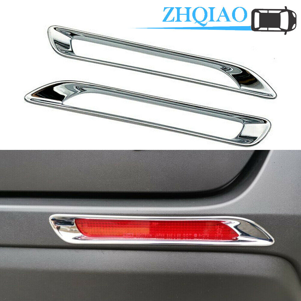 ABS Chrome Rear Fog Light Lamp Cover Trim Fits for Toyota RAV4 2019 2020