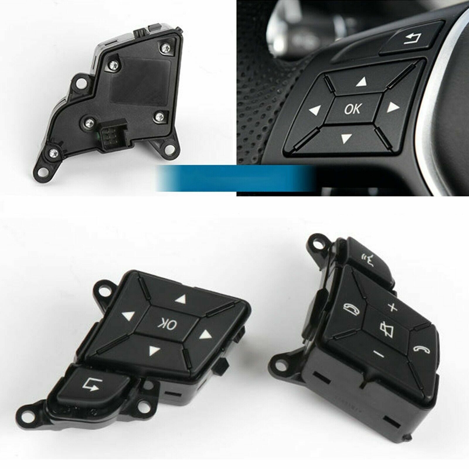 Set Steering Wheel Control Menu Switch Button fit for Benz W204 X204 W212 NEW