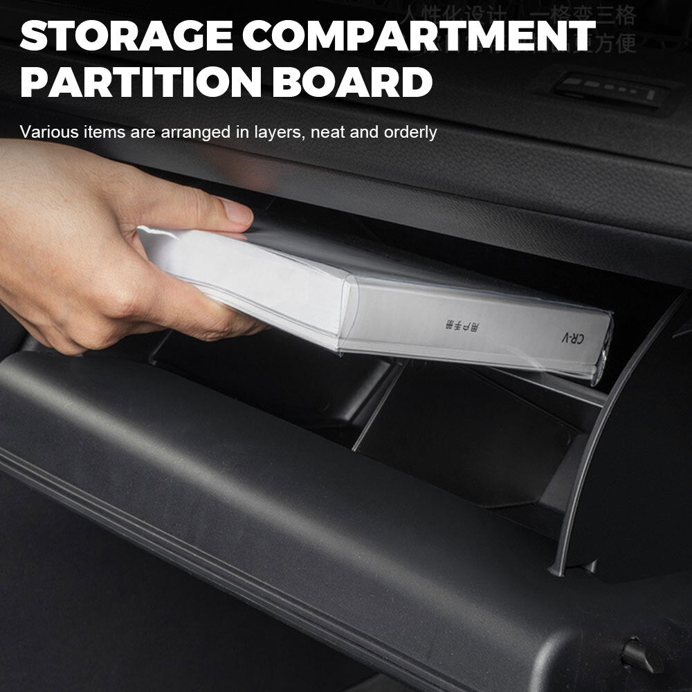 For 2023 2024 for Honda CRV Glove Box Dividers Storage Compartment Board Organizer