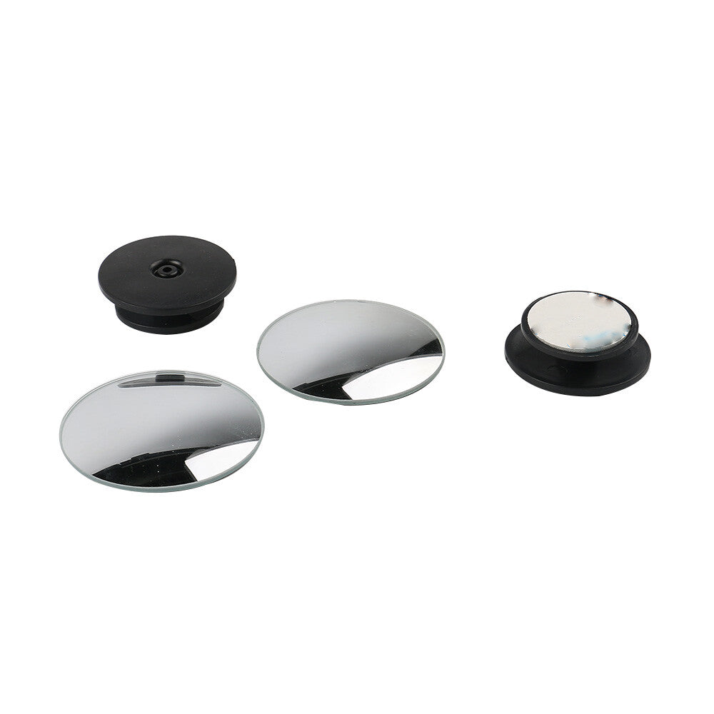 Pair Universal Car Wide Angle Convex Rear Side View Blind Spot Wing Mirror