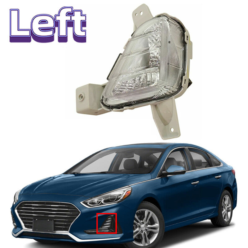 1Pcs for Hyundai SONATA 2018-2019 Left Fog Lamp Daytime Running Lights