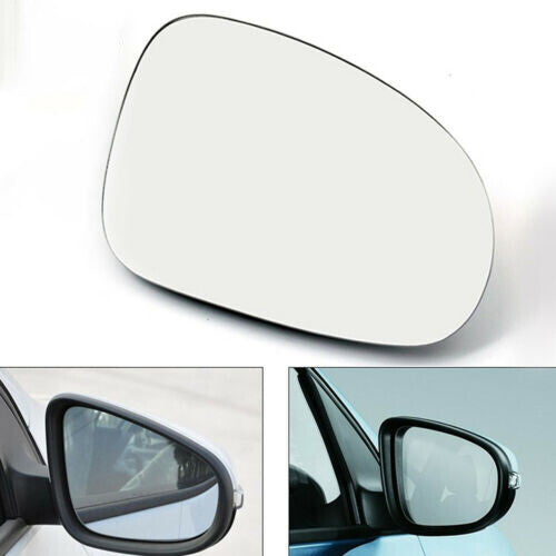 The passenger-side mirror glass is suitable for Volkswagen for Passat , for Golf , for Jetta MK5, and EOS R32 models from 2005 to 2009.