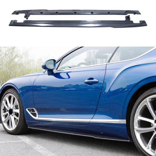 Carbon fiber body side skirt boiler for Bentley GT 2018 - 2021