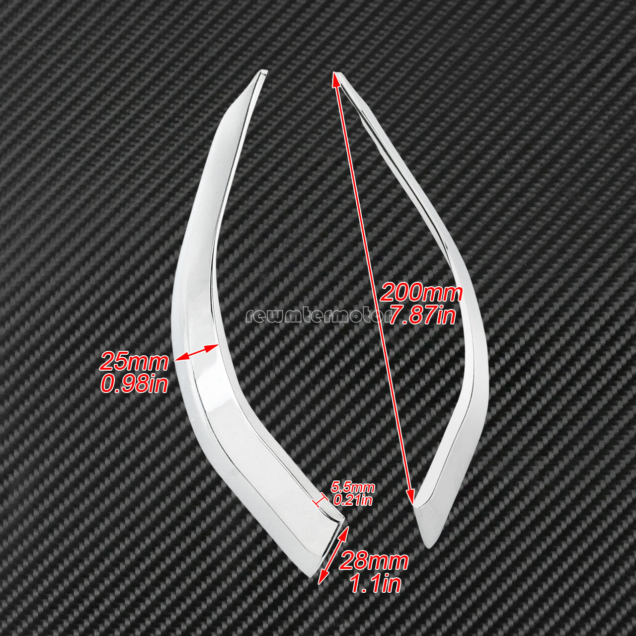 Saddlebag Light Accents Fairing Fit For Goldwing GL1800 2012-2017 F6B 2013-2017