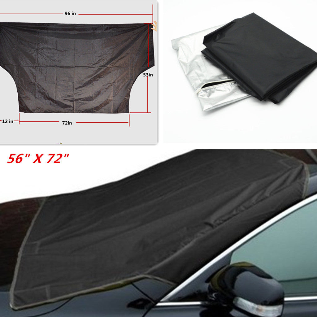 Pickup Snow Cover Magnet Windshield Ice Sun Frost Protector Tarp for Ram