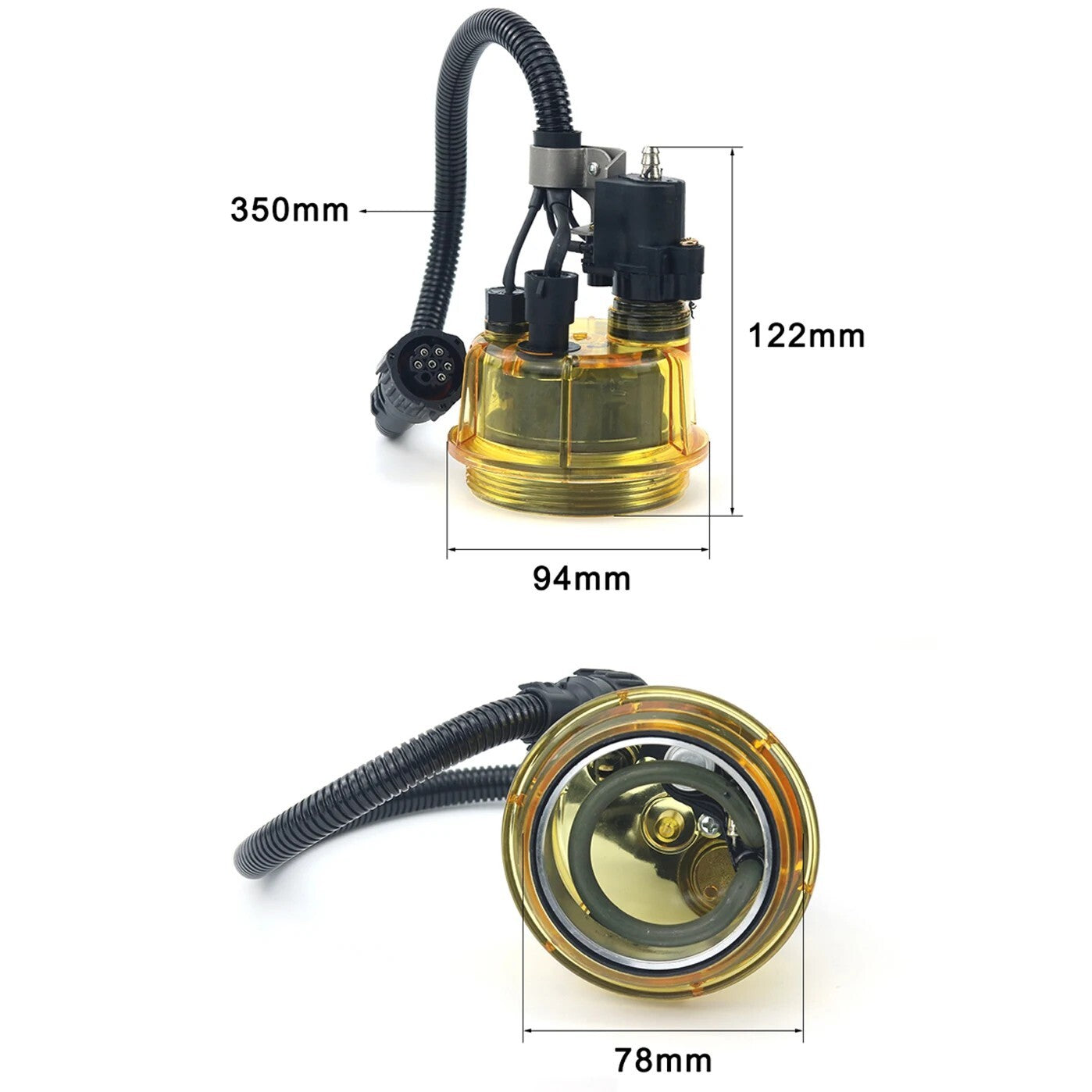 Collection tray, fuel filter 20875073, fuel-water separator, truck diesel purifier