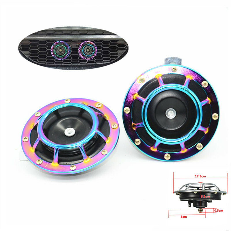 Car Electric Pump Loud Air Horn 12V 110db Super Loud Compact Electric Blast Tone
