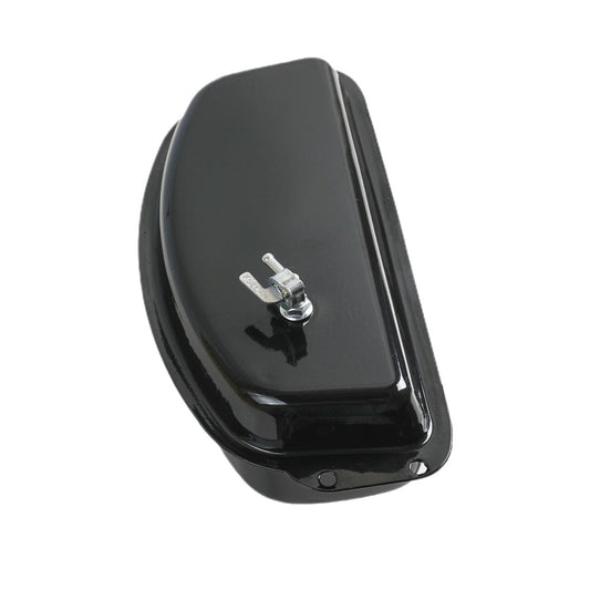 Black fuel tank suitable for 150cc, 125cc, and 110cc four-wheel drive bicycles, all-terrain vehicles, off-road vehicles, and go-karts.