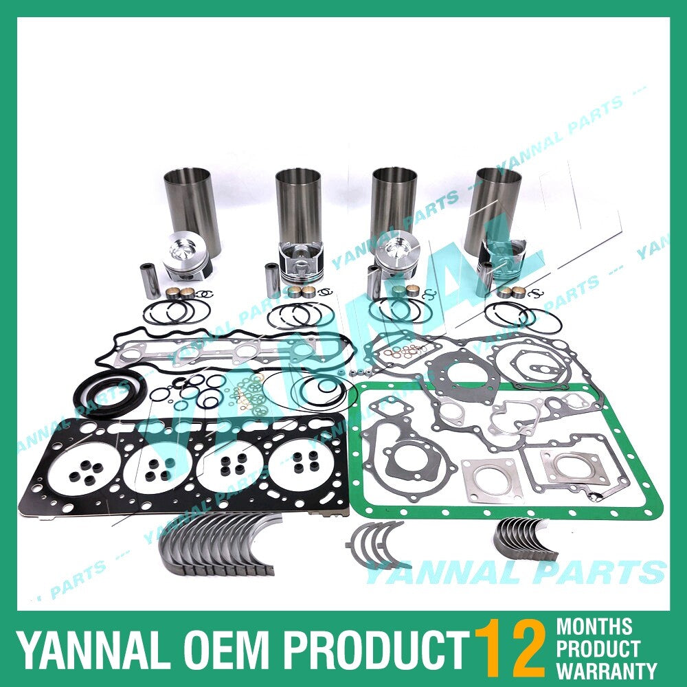 V3800 Overhaul and Reconstruction Kit with Shims and Bearings for Kubota Diesel Engines