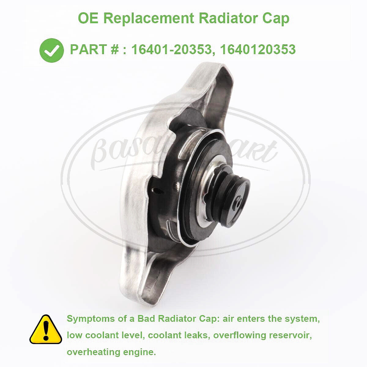 108kpa Radiator Cap for Toyota for Lexus for Camry RAV4 RX350 RX450H SC430 16401-20353