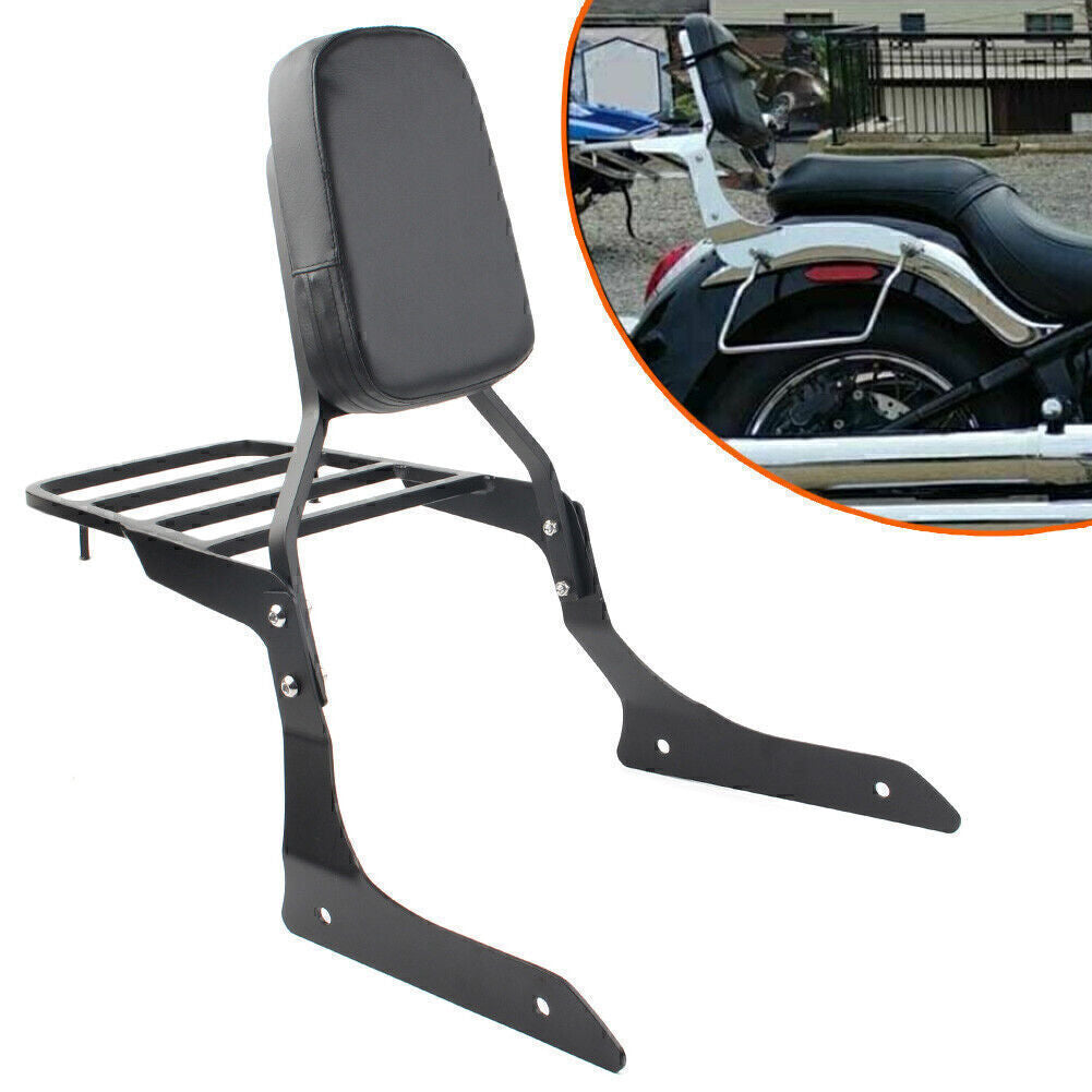 Backrest Sissy Luggage Rack Passenge for Yamaha Stryker 1300 XVS1300 2011 - 2017