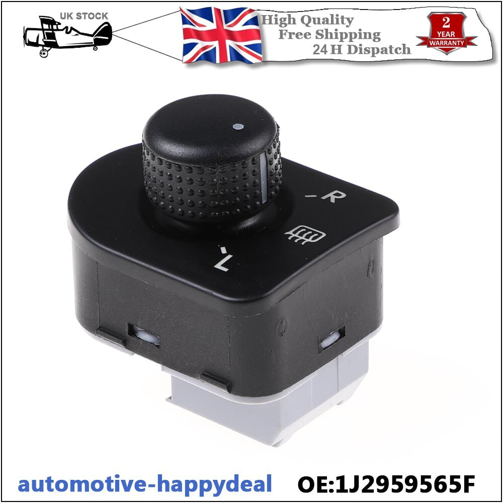 for VW ELECTRIC DOOR MIRROR KNOB SWITCH CONTROL UNIT FRONT RIGHT