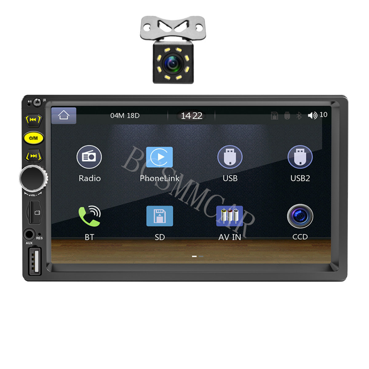 7in 2Din Car Radio For Apple Carplay Android Auto Touch Screen Stereo Bluetooth