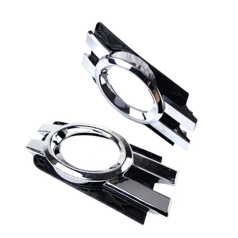 Pair For 2007-2009 for Mercedes GL450 Chorme Front Bumper Fog lamp Grille Cover