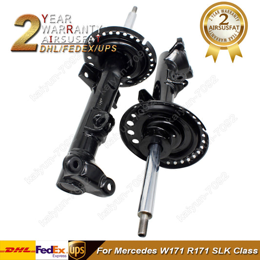 Pair Front R+L Air Suspension Shocks for Mercedes W171 R171 SLK Class 1713200330