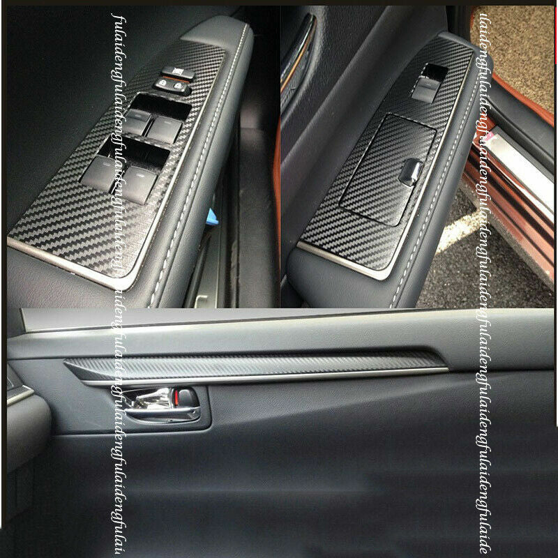 for Lexus ES350/300H 2013-2017 Inner Carbon Fiber Decal Reflective Trim Sticker